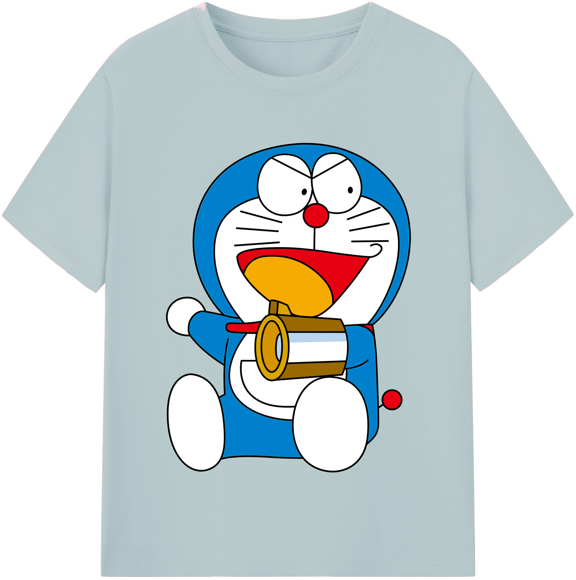 （画像用） ドラえもん Doraemon 綿100％半袖Tシャツ（フロントプリント）